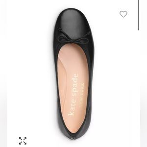 Kate Spade honey black ballet flats 6.5 brand new and never worn!
